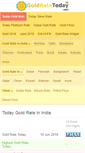 Mobile Screenshot of goldratetoday.com